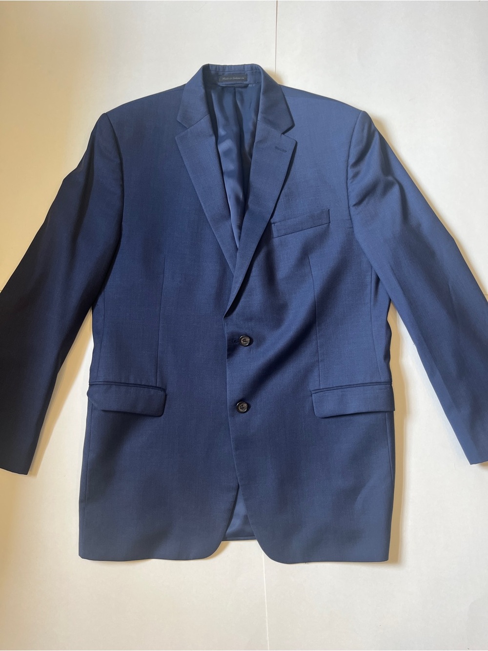 Ralph Lauren Men's Classic Navy Two-Button Blazer